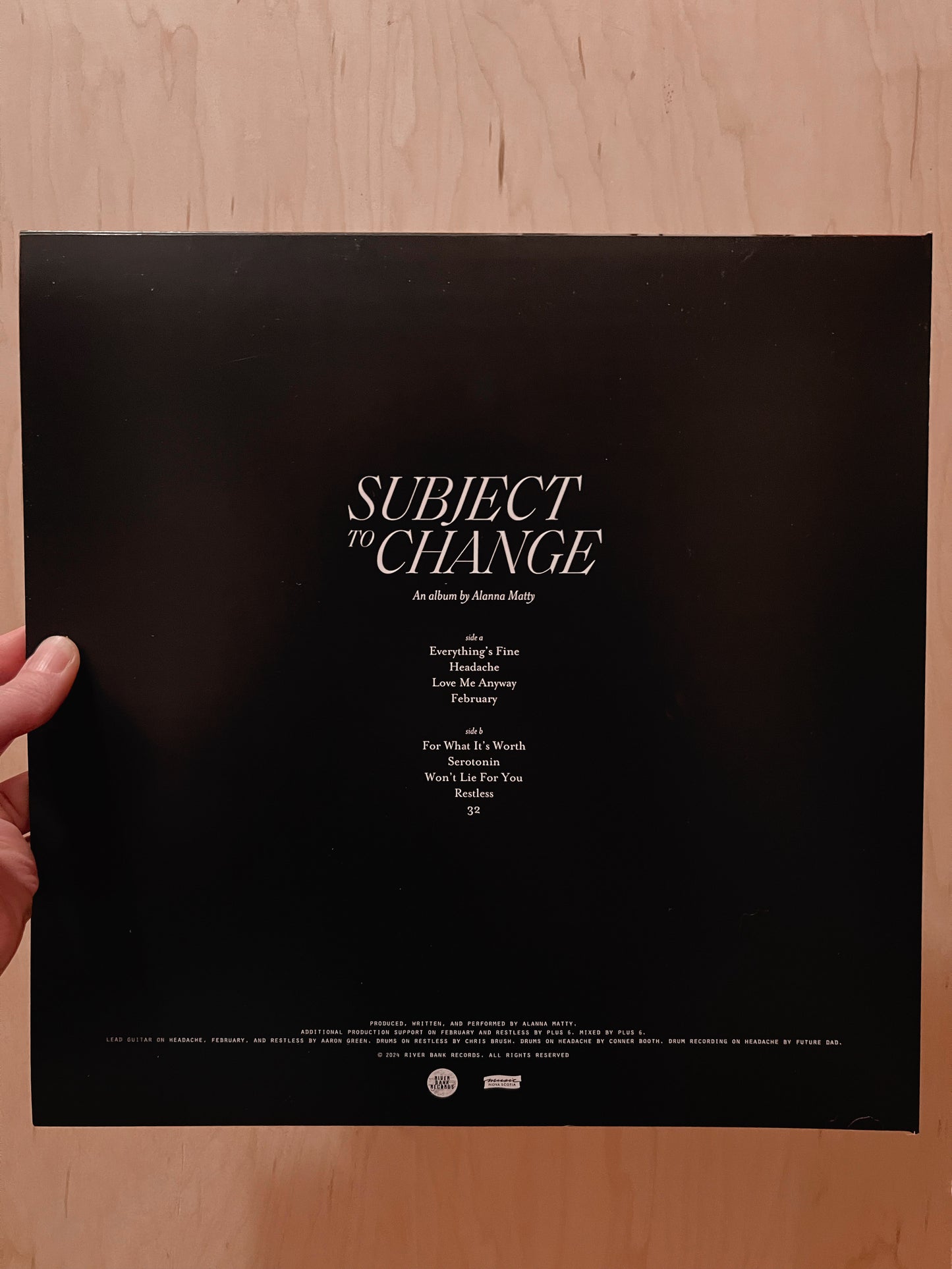 Subject to Change Vinyl