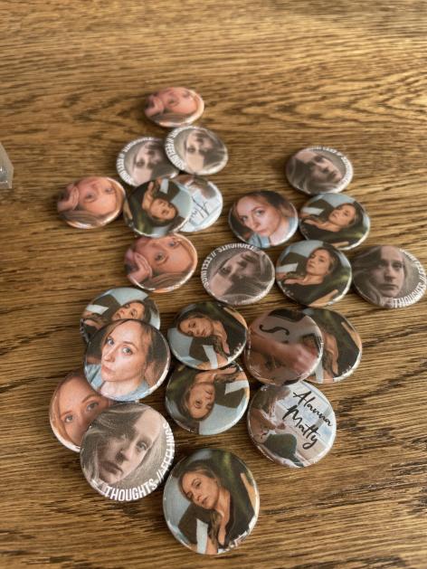 Photo Buttons (Coloured)